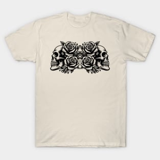 skulls and roses T-Shirt